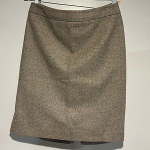 Ann Taylor pencil skirt, office, beige, tan, neutral, size 10 Petite